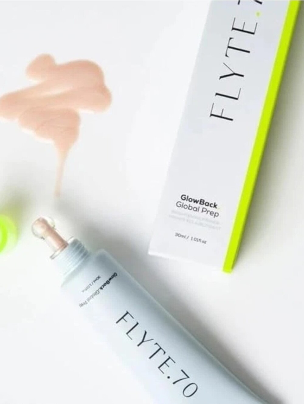 Flyte 70 GlowBack Global Prep Brightening Primer Anti Aging Facial Serum 1.01 oz